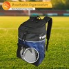Vizari Titan Soccer Backpack With Ball Compartment and Vented Ball Pocket and Mesh Side Cargo Pockets for Adults and Teens - 3 of 4
