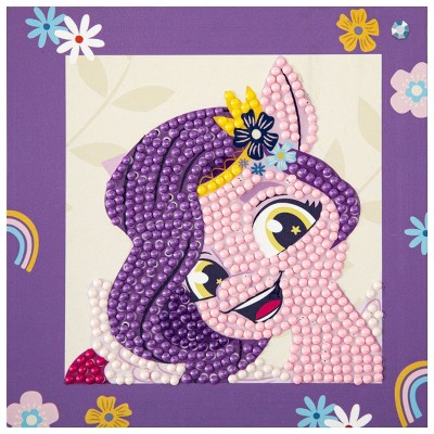 DIAMOND DOTZ Quick DOTZ My Little Pony Pipp Petals Diamond Art Painting Kit 5.1" X 5.1"