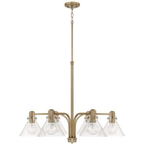 Capital Lighting Greer 6 - Light Chandelier in  Aged Brass - 1 of 4