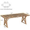 Tribesigns 6ft Wooden Dinning Table for 8 for Party, Family Gathering - 3 of 4