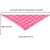 INSPIRE CHIC Lace Rose Floral Tassel Mesh Triangle Head Covering Mantilla Scarves 1Pc - 3 of 4