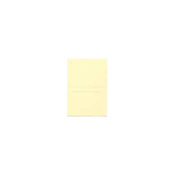 JAM Paper Blank Foldover Cards 4Bar A1 Size 3 1/2 x 4 7/8 Ivory Panel 309898F