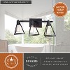 VAXCEL Ravenna Matte Black Bathroom Vanity Light Fixture Metal Cage Shade, LED Compatible - 4 of 4