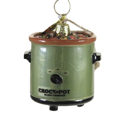 Holiday Ornament 2.5" Vintage Crockpot Slow Cooker Instant Pot Dinner  -  Tree Ornaments