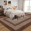 Washable Area Rugs for Living Room Non Slip Modern Braided Print Rug - 4 of 4