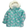 Carter's Girls' Heavyweight 2-Piece Skisuit Snowsuit, Turquoise Bunny, 5-6 - 2 of 3