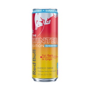 Red Bull Sugarfree Winter 2025 Edition Energy Drink - 12 fl oz Can - 1 of 4