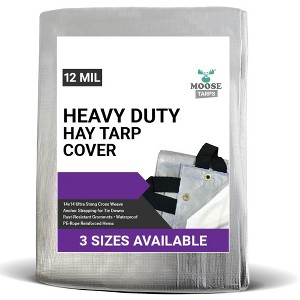 Moose Supply Heavy Duty Waterproof Hay Tarp Cover - 1 of 1
