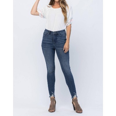 Women's High Rise Tummy Control Skinny Jeans - Judy Blue