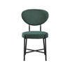 Meridian Furniture,Allure Boucle Fabric Dining Chair, Set of 2 - 3 of 4