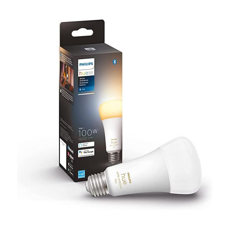 Philips Hue White Ambiance A21 High Lumen Smart Bulb, 1 of 6