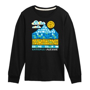 Boys' - Instant Message - Naturally Awesome in Nature Long Sleeve Graphic T-Shirt - 1 of 4