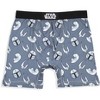 Star Wars Mens' The Mandalorian 2 Pack Boxers Underwear Boxer Briefs Grey - 2 of 4