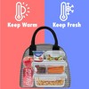 OPUX Insulated Lunch Box Women, Cooler Bag Tote Girls Kids Teen Adult, Soft Reusable Thermal Meal Prep Purse - 2 of 4