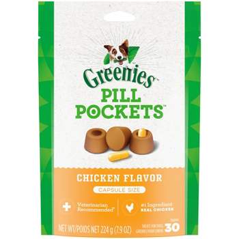 Greenies Capsule Size Pill Pockets Chicken Dental Dog Treats
