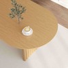 Lirago 30"H Oval Wood Double Pedestal Dining Table Seats 4 Natural 67x33.5 - 4 of 4
