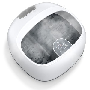 Costway Steam Foot Spa Massager Foot Bath Massager With 3 Heating Levels and Timers - 1 of 4