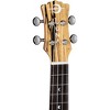 Luna Crescent Black/White Ebony Concert Ukulele Black/White Ebony - 4 of 4
