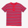 Primary Kids Heathered Henley in Stripe - 4 of 4