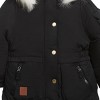 LONDON FOG Little/Big Girls' Heavyweight Faux Fur Trim Fleece-Lined Jackets - 3 of 4