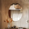 ARTLOGE 29/33/37in Large Oval Vintage Baroque Mirror with Embossed 3D Pattern Antique Frame - 3 of 4