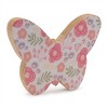 Wood Floral Patterned Butterfly Décor (Set of 2) - 3 of 4