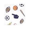 Hudson Baby Infant Boy Flannel Cotton Washcloths, Sports Fan 10 Pack, One Size - 3 of 4