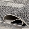 Nuloom Ellowyn Geometric 4x6 Indoor/Outdoor Area Rug for Living Room Patio Deck Front Porch Kitchen, Grey - 4 of 4