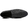 Santimon Mens Glitter Loafers Slip-On Dress Shoes – Sparkly Tuxedo & Suit Shoes for Weddings, Parties, and Formal Events - 3 of 4