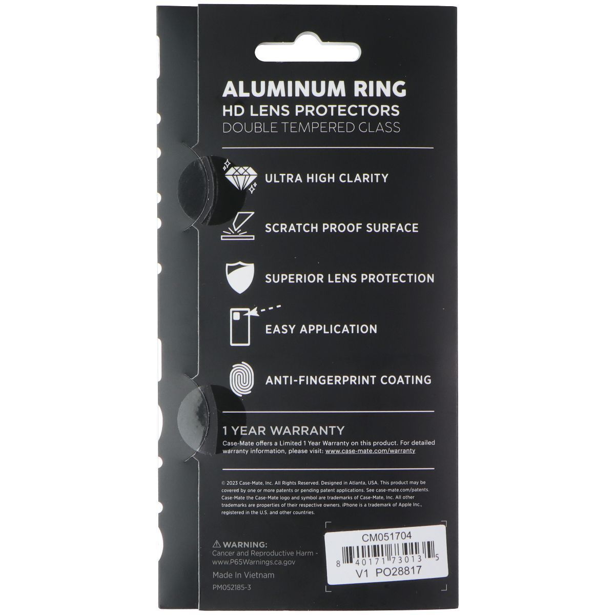 Case-Mate Aluminum Ring HD Lens Protectors for Apple iPhone 15/15 Plus - Twinkle - thumbnail 2