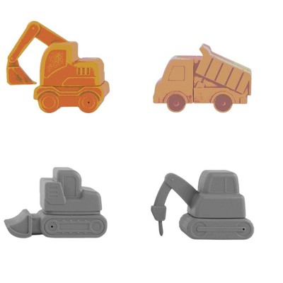 CityFurn kids Construction Mold Free Bath Toy Set of 4