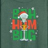 Women's - SpongeBob SquarePants - Squidward Bah Humbug Lightweight French Terry Wide Neck Long Sleeve Shirt - 2 of 4