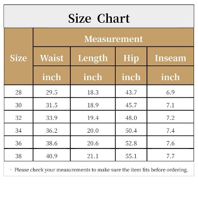 INSPIRE CHIC Men's Printed Elastic Liner Drawstring Swimming Shorts 2 Packs 1 Black Red 1 Blue White 30 — фото 6