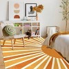 Lahome Vinia Rectangle Sunshine Machine Washable Area Rug-Soft Low-Pile Carpet for Living Room, Bedroom, or Entryway - 4 of 4