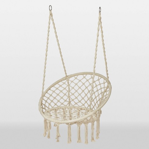 Hanging Rope Hammock Chair Natural Opalhouse