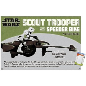 Trends International Star Wars: New Vintage - Speeder Bike Unframed Wall Poster Prints - 1 of 4