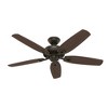 Hunter 52" Builder Lighted Ceiling Fan New Bronze Finish with LED Light Kit and WhisperWind Motor Technology - 3 of 4
