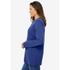 Woman Within Plus Size Perfect Long-Sleeve Crewneck Tee - 4 of 4