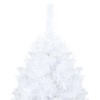 Artificial Christmas Tree White PVC 94.5 in - 2 of 4