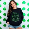 Simply Sage Market Women's Graphic Sweatshirt Not Lucky Just Blessed - 2 of 4