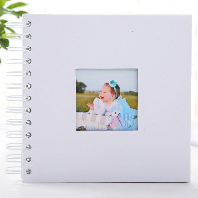 6 inch Baby Growth Album Kindergarten Graduation Album Children Paper Album(White)