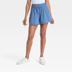 Women's Active Light High-Rise Wide Leg Lifestyle Shorts 3.5" - All In Motion™ - 1 of 4