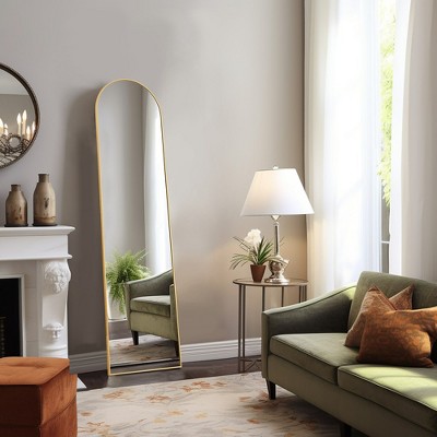 DOMETOUR 16''*59'' Arched Full Body Mirror Floor Standing Hanging  Leaning Wall Mirror
