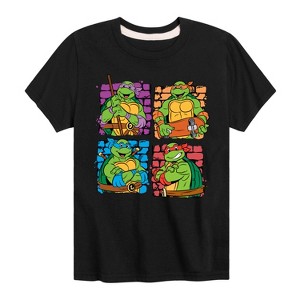 Boys' - Teenage Mutant Ninja Turtles - Bricks Short Sleeve Graphic T-Shirt - 1 of 4