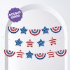 Big Dot of Happiness Stars & Stripes Patriotic Garland Banner, 4th of July Party Decor Backdrop, Holiday Banner, 30 Feet of Cord, 15 Shaped Pieces - 2 of 4