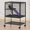 VEVOR 34" Rolling Metal Ferret Cage, Large 2-Tier Critter Nation Cage, Small Animal Cage with Ramps & Tray, Easy to Set up for Pet Rats, Hamster - 2 of 4