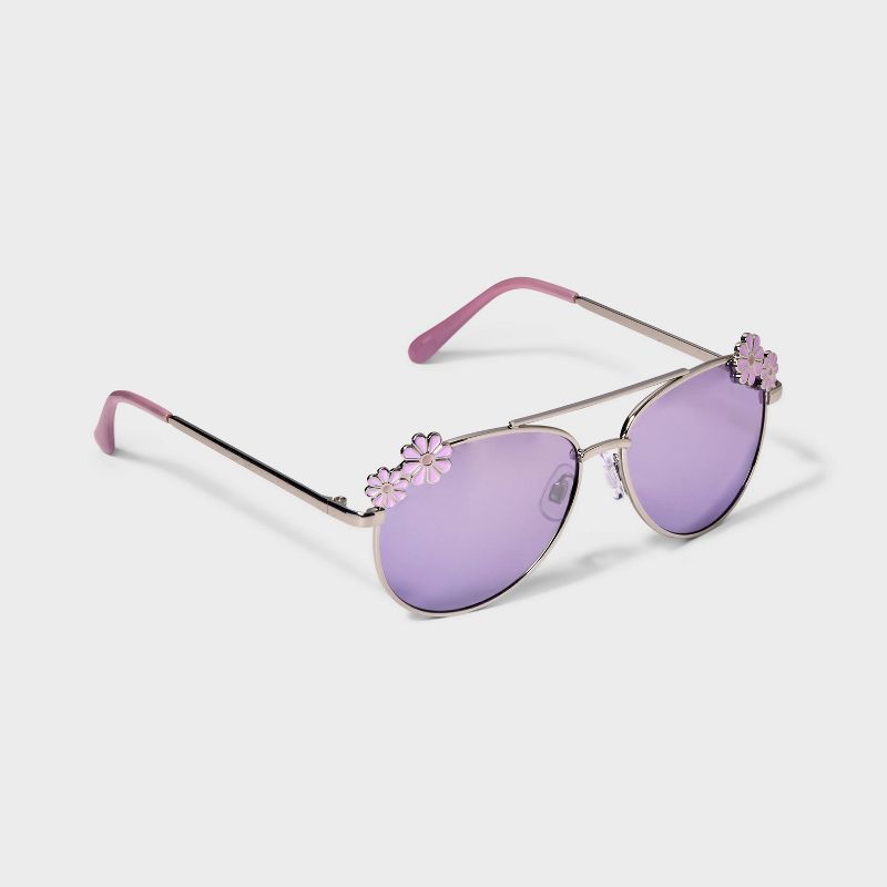 Girls' Daisy Aviator Sunglasses  - Cat & Jack™, 2 of 6