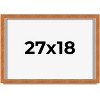 PosterPalooza | Flat Brown Picture Frame - UV Acrylic, Backing Board, Hanging Hardware Included - 2 of 4