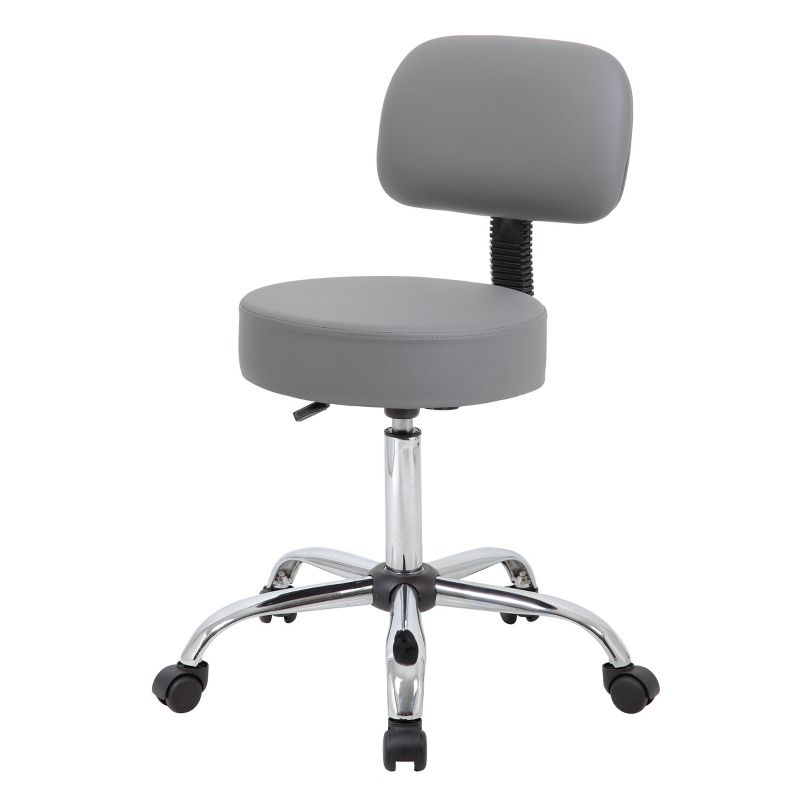 Medical Stool with Back Cushion - Boss Office Products, 4 of 9