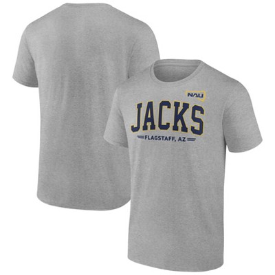 NCAA Northern Arizona Lumberjacks Men's Gray Bi-Blend T-Shirt